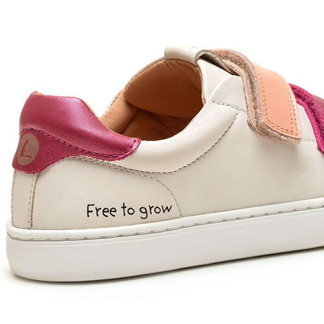 Ramp Play - Tapioca / Fuchsia Shine / Flamingo | Tip Toey Joey Kids Shoes | The Elly Store