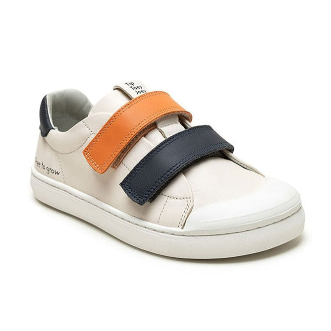 Ramp Play - Tapioca / Navy / Tangerine | Tip Toey Joey Kids Shoes | The Elly Store