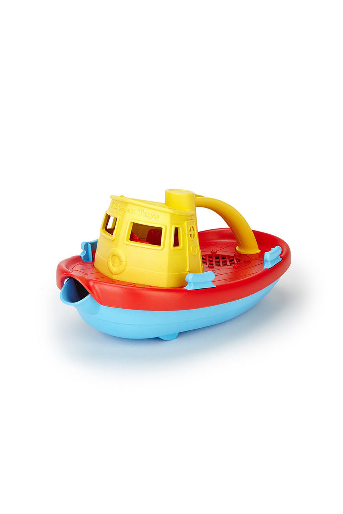 Green Toys Tugboat - Yellow | The Elly Store