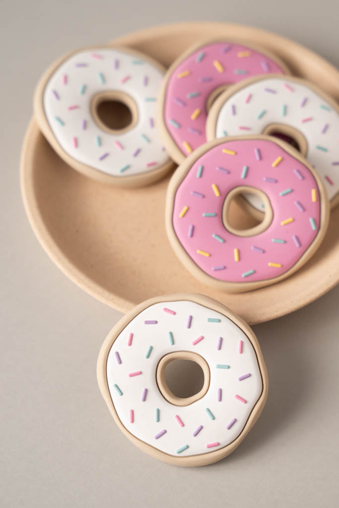 Pink Donut Teething Toy